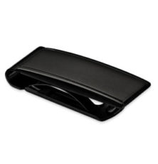 Stainless Steel Brushed and Polished Black IP-plated Money Clip
