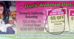Bark Avenue Pet Salon in Forked River 609 971 9003